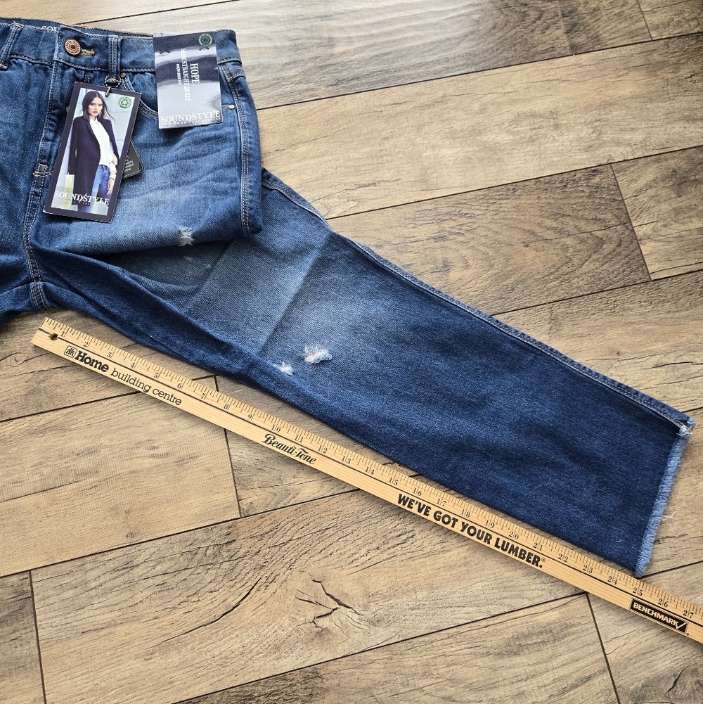 Soundstyle Hope Slim Straight Ankle High Rise Nwt Womens Size 4 Jeans - Picture 3 of 16